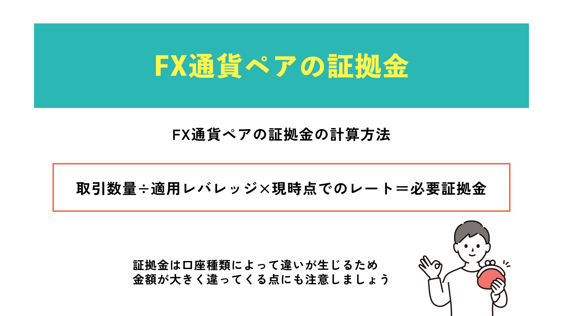 FX通貨ペアの証拠金